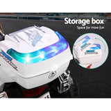 NNEDSZ Kids Ride On Motorbike Motorcycle Car White