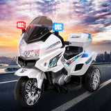 NNEDSZ Kids Ride On Motorbike Motorcycle Car White