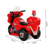 NNEDSZ Kids Ride On Motorbike Motorcycle Car Red