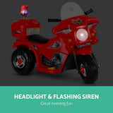 NNEDSZ Kids Ride On Motorbike Motorcycle Car Red