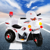 NNEDSZ Kids Ride On Motorbike Motorcycle Car Toys White