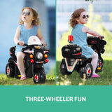 NNEDSZ Kids Ride On Motorbike Motorcycle Car Black