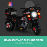 NNEDSZ Kids Ride On Motorbike Motorcycle Car Black