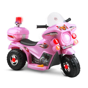 NNEDSZ Kids Ride On Motorbike Motorcycle Car Pink