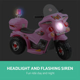 NNEDSZ Kids Ride On Motorbike Motorcycle Car Pink