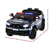 NNEDSZ  Kids Ride On Car Inspired Patrol Police Electric Powered Toy Cars Black