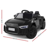 NNEDSZ Kids Ride On Car Audi R8 Licensed Electric 12V Black