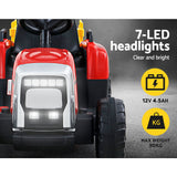 NNEDSZ Ride On Car Tractor Toy Kids Electric Cars 12V Battery Child Toddlers Red