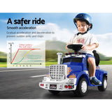 NNEDSZ Ride On Cars Kids Electric Toys Car Battery Truck Childrens Motorbike Toy Rigo Blue