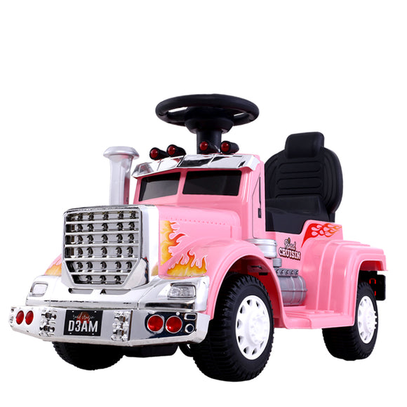 NNEDSZ Ride On Cars Kids Electric Toys Car Battery Truck Childrens Motorbike Toy Rigo Pink