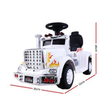 NNEDSZ Ride On Cars Kids Electric Toys Car Battery Truck Childrens Motorbike Toy Rigo White