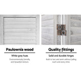 NNEDSZ Room Divider Screen 8 Panel Privacy Wood Dividers Stand Bed Timber White