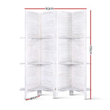 NNEDSZ Room Divider Privacy Screen Foldable Partition Stand 4 Panel White