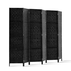 NNEDSZ 6 Panel Room Divider - Black