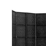 NNEDSZ 6 Panel Room Divider - Black