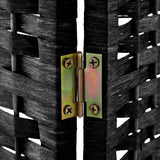 NNEDSZ 6 Panel Room Divider - Black