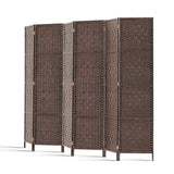 NNEDSZ 6 Panel Room Divider - Brown