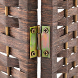 NNEDSZ 6 Panel Room Divider - Brown