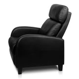 NNEDSZ PU Leather Reclining Armchair - Black