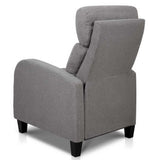 NNEDSZ Fabric Reclining Armchair - Grey
