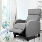 NNEDSZ Fabric Reclining Armchair - Grey