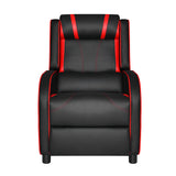 NNEDSZ Recliner Chair Gaming Racing Armchair Lounge Sofa Chairs Leather Black