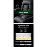 NNEDSZ Electric Massage Chair Recliner Luxury Lounge Sofa Armchair Heat Leather