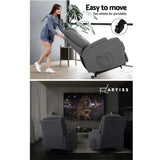 NNEDSZ Electric Massage Chair Recliner Sofa Lift Motor Armchair Heating Fabric