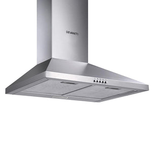 NNEDSZ Range Hood 60cm 600mm Kitchen Canopy Stainless Steel Rangehood Wall Mount