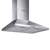 NNEDSZ Range Hood 60cm 600mm Kitchen Canopy Stainless Steel Rangehood Wall Mount