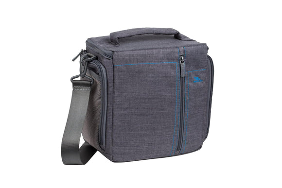 NNEKG Rivacase 7503 DSLR Large Shoulder Bag Grey