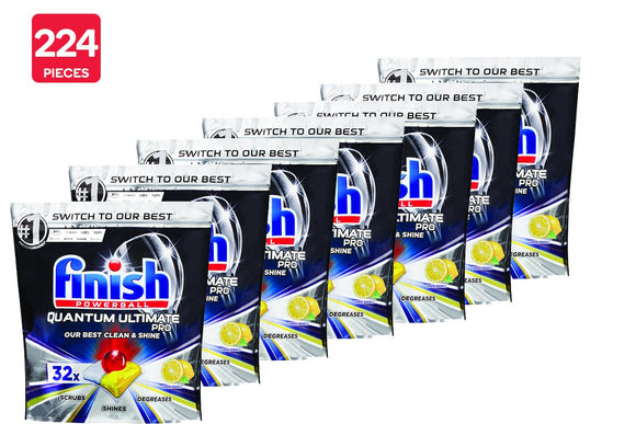 NNEKG 224 Finish Quantum Ultimate Pro Lemon Tablets (7 x 32 Pack)