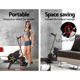 NNEDSZ Rowing Exercise Machine Rower Resistance Fitness Home Gym Cardio Air
