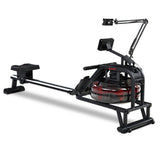 NNEDSZ Rowing Exercise Machine Rower Water Resistance Fitness Gym Home Cardio