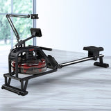 NNEDSZ Rowing Exercise Machine Rower Water Resistance Fitness Gym Home Cardio