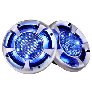 NNEDSZ Set of 2 6.5inch LED Light Car Speakers