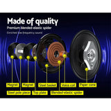NNEDSZ Set of 2 6.5inch LED Light Car Speakers