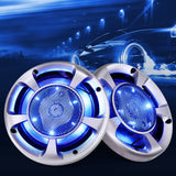NNEDSZ Set of 2 6.5inch LED Light Car Speakers