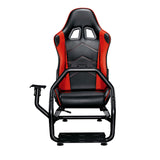NNEDSZ Racing Simulator Cockpit Steering Wheel Adjustable Gaming Chair PVC Seat