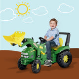 NNEDPE John Deere Kids Premium Ride on Tractor with Maxi Loader RT046638