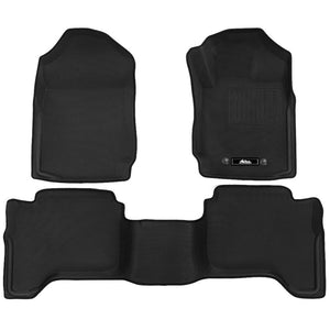 NNEDSZ Ford Ranger Car Floor Mats PX PX2 PX3 Dual Cab 2011-2019 3D Rubber