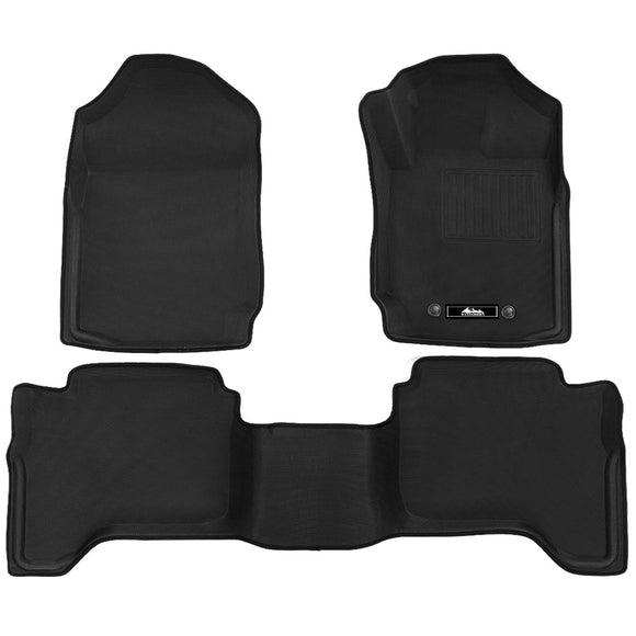 NNEDSZ Ford Ranger Car Floor Mats PX PX2 PX3 Dual Cab 2011-2019 3D Rubber