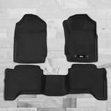 NNEDSZ Ford Ranger Car Floor Mats PX PX2 PX3 Dual Cab 2011-2019 3D Rubber