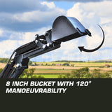 NNEMB 9HP Backhoe-Petrol Excavator 4-Stroke Hydraulic Bucket Towable