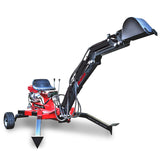 NNEMB 9HP Backhoe-Petrol Excavator 4-Stroke Hydraulic Bucket Towable