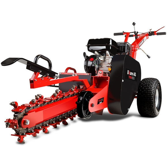 NNEMB Trencher 550mm / 24 Trench Ditch Digger 4-stroke Petrol Chain Driven