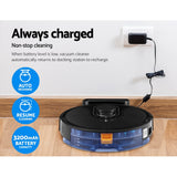 NNEDSZ Robot Vacuum Cleaner Robotic LDS Distance Sensor Automatic Carpet Floor Mop