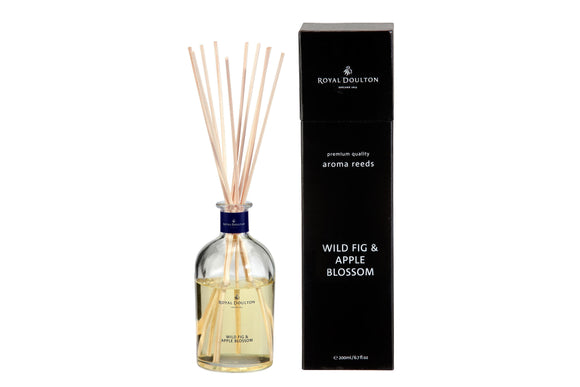 NNEKG Royal Doulton Black Reed Diffuser 200mL Wild Fig & Apple Blossom