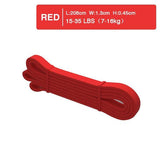 NNEIDS Band Heavy Duty Exercise Fitness Workout Band Red 15-35lbs