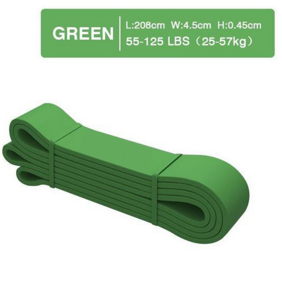 NNEIDS Band Heavy Duty Exercise Fitness Workout Band Green 50-125lbs